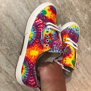 BNWT superga tie dye sneakers